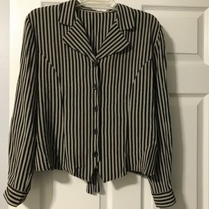 EUC Dress Button Down Blouse